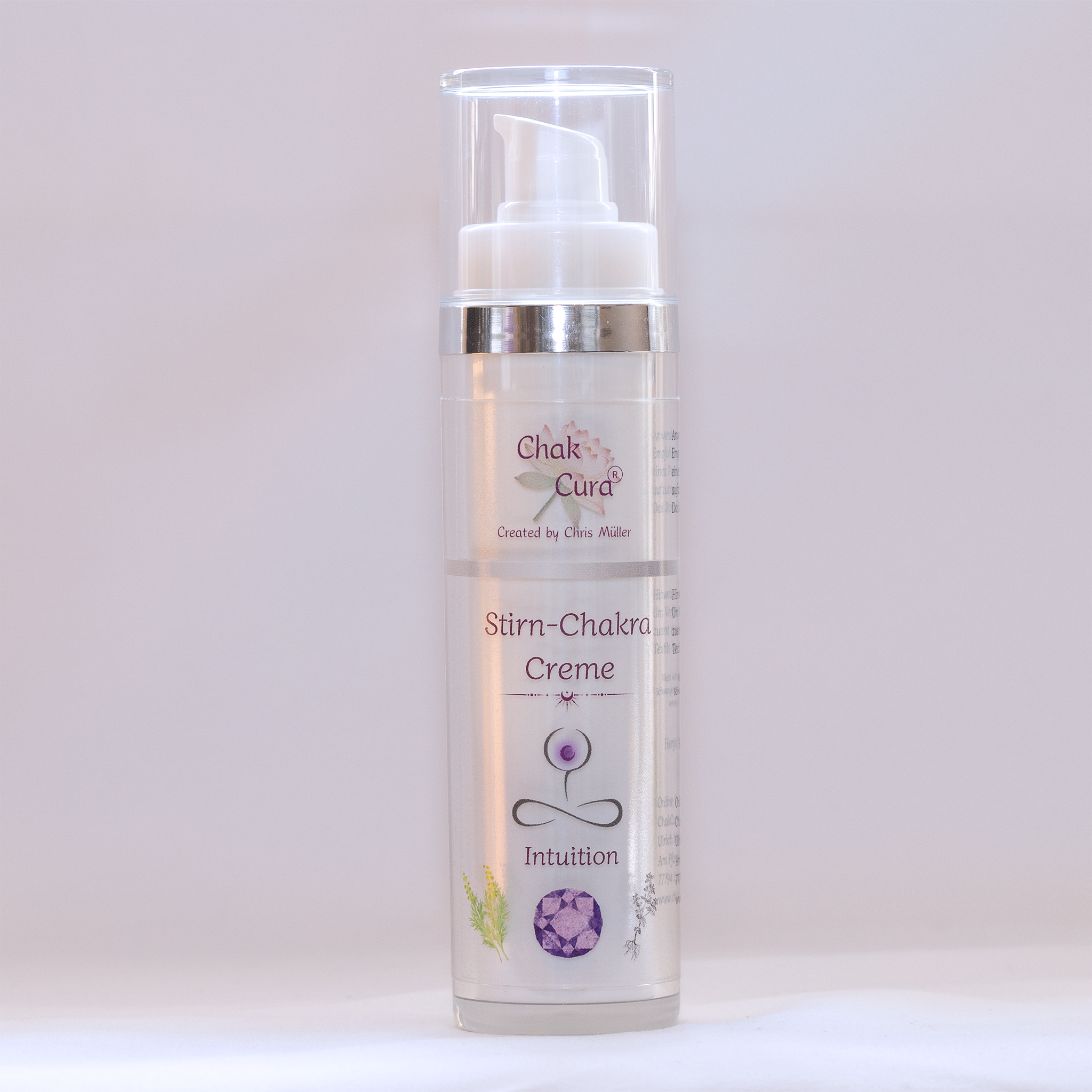 Stirnchakra Creme Produktansicht - Indigo Chakra-Therapie Hautpflege