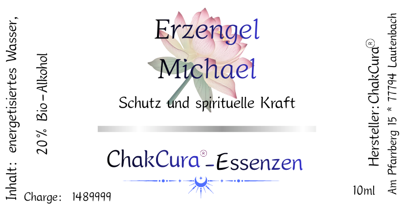 ChakCura-Essenz Erzengel Michael - Schutz und spirituelle Kraft