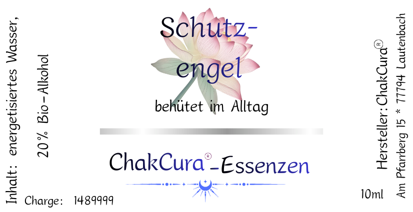 ChakCura-Essenz Schutzengel - Behütet im Alltag