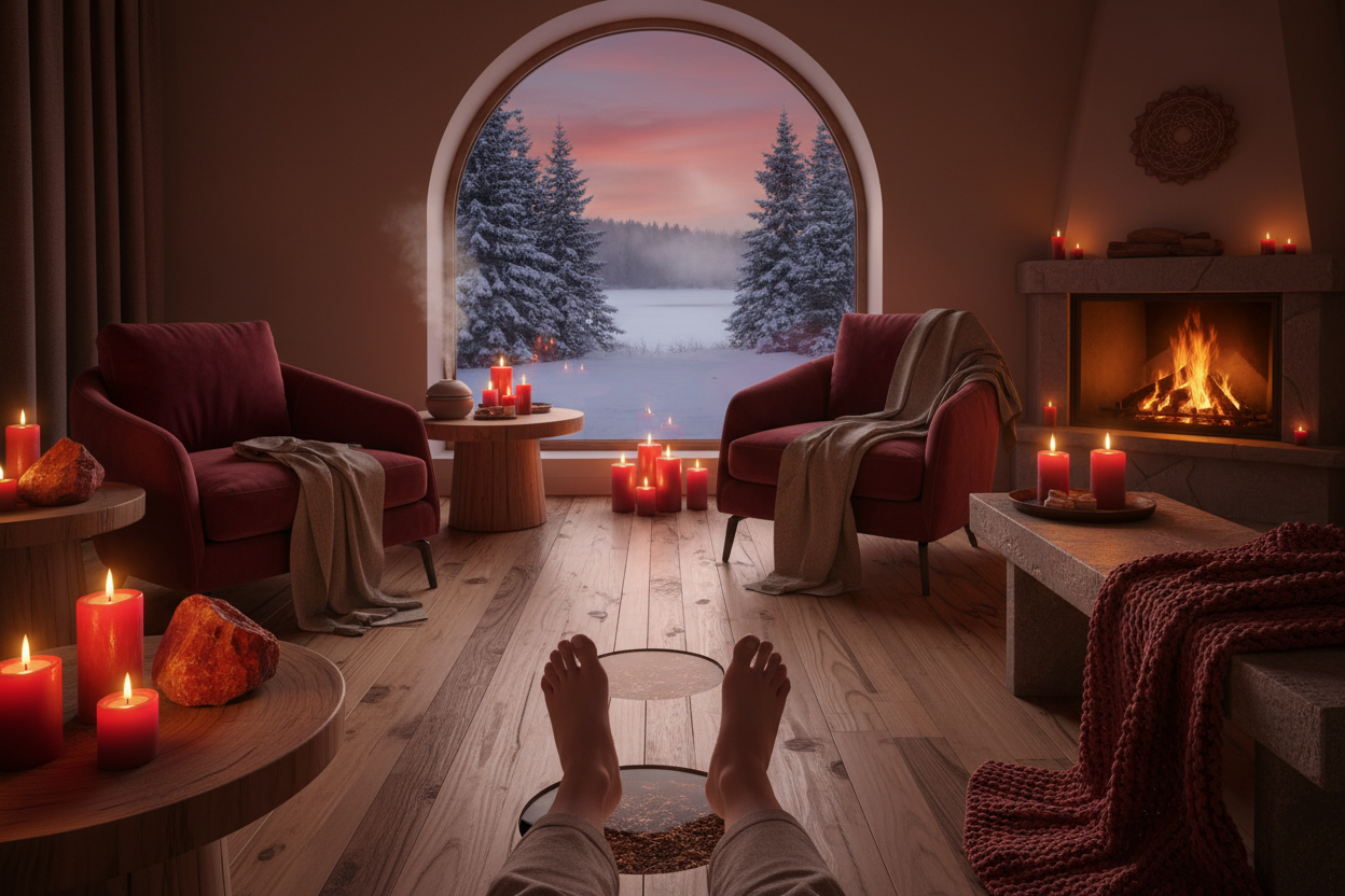 "Wurzelchakra stärken – Erdung und Stabilität im Winter"