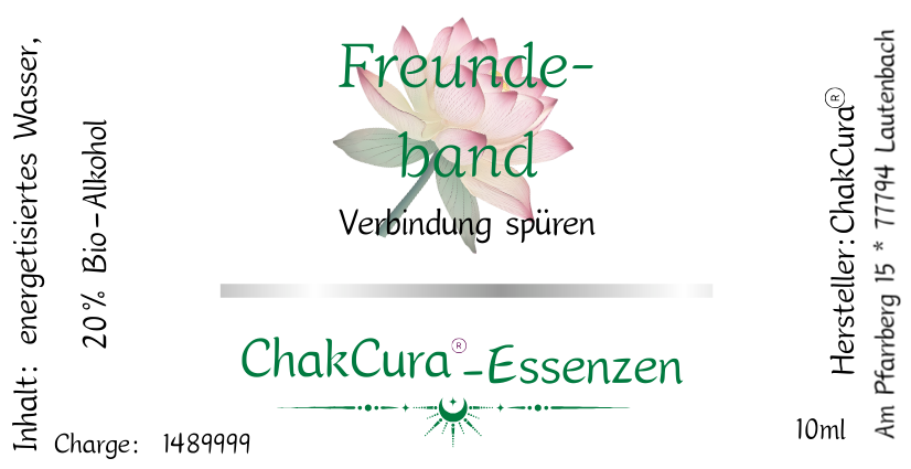ChakCura-Essenz Freundeband - Verbindung spüren