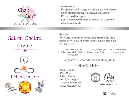 2. Sakralchakra-Creme (Svādhisthāna)