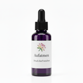 ChakCura-Essenz Aufatmen mit Spray-Etikett-Design